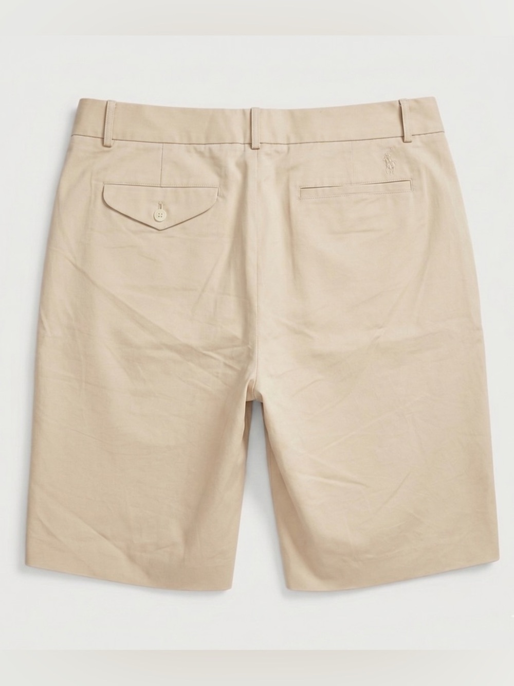 Ralph Lauren Women’s Chino Bermuda Shorts Khaki Tan Size 12 - Picture 3 of 9